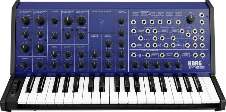 Korg Ms Fs Full Size Ms Synthesizer Blue Sweetwater
