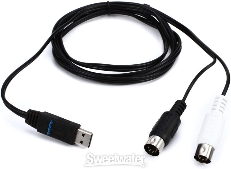 Cable de 1,8 m para conectar instrumentos MIDI a Mac o PC via USB Alesis USB-MIDI Cable 