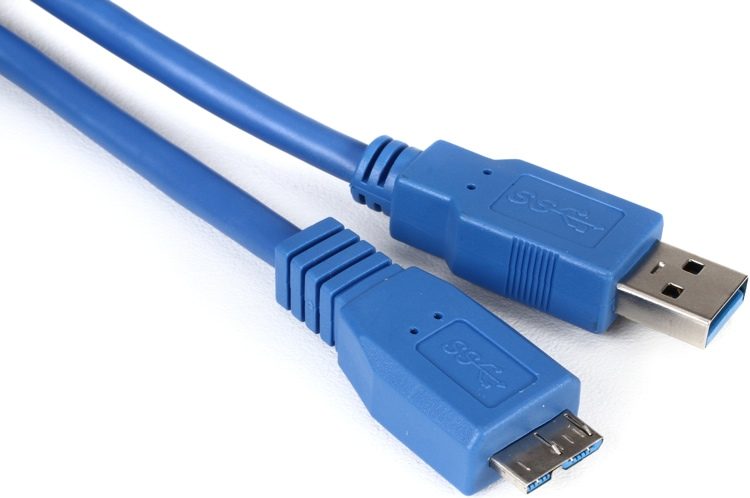 Hosa Superspeed Usb 3 0 Cable Type A To Micro B 10 Sweetwater