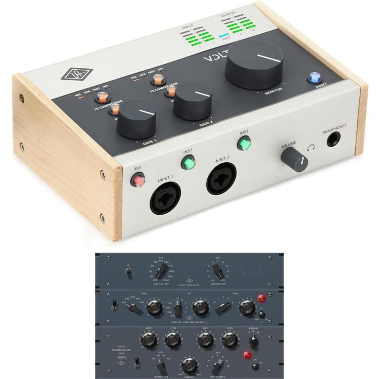 Universal Audio Volt 276 USB-C Audio Interface and Pultec Passive EQ  Plug-in Bundle