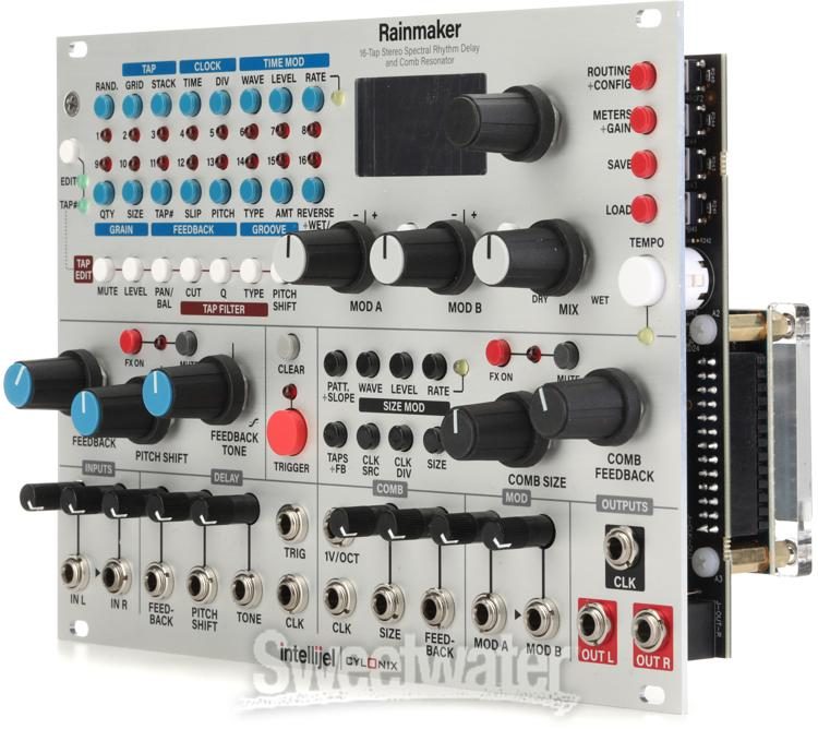 Intellijel Cylonix Rainmaker Eurorack Stereo Rhythmic Delay and Comb  Resonator Module