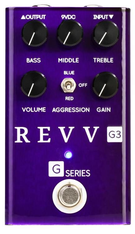 Revv G3 Purple Channel Preamp/Overdrive/Distortion Pedal