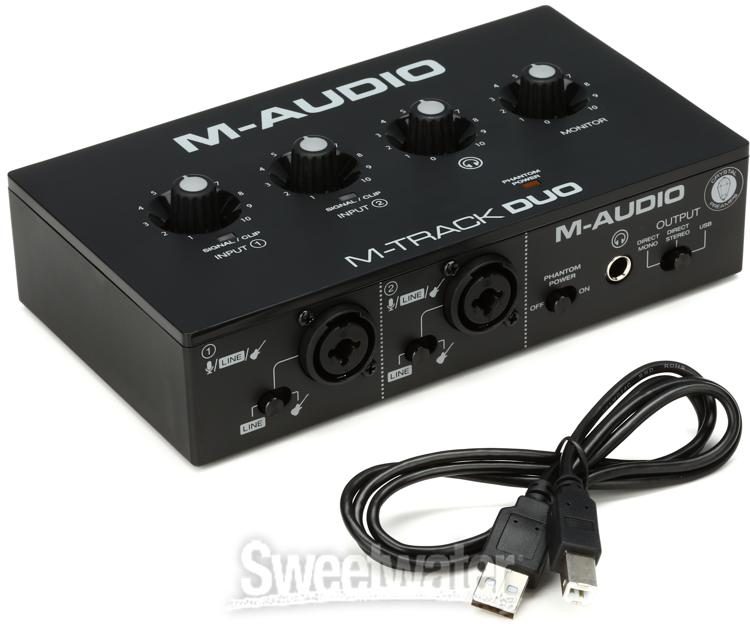M-Audio M-Track Duo USB Audio Interface | Sweetwater