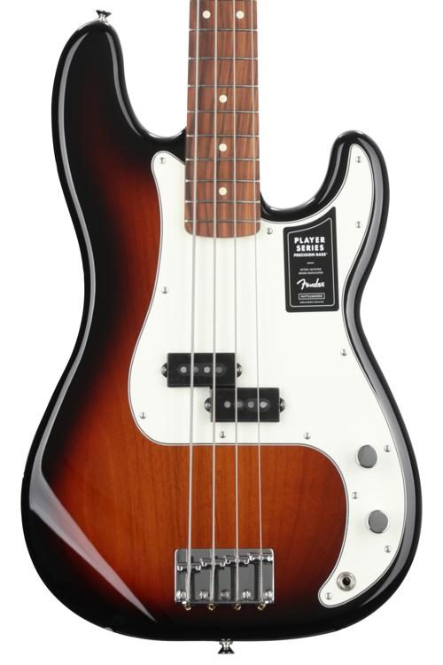 sunburst fender bass