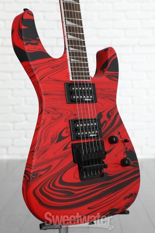 jackson slx dx soloist satin red swirl