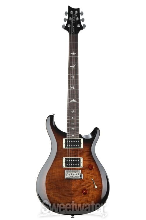 prs se custom 24 black gold sunburst