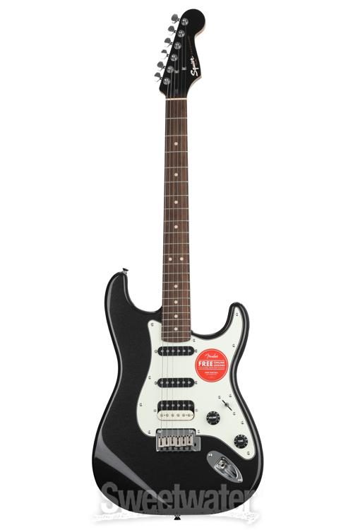 squier contemporary stratocaster hss black metallic