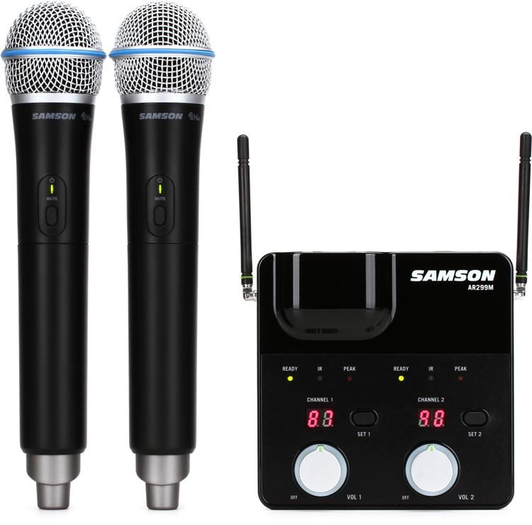 新版 Samson absoluteusa Wireless Microphone Microphone Stage412 System  Wireless – Samson (SWS412HH-E)