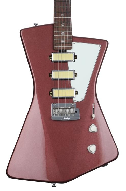 Sterling By Music Man St. Vincent Goldie Signature Electric Guitar Velveteen Sweetwater
