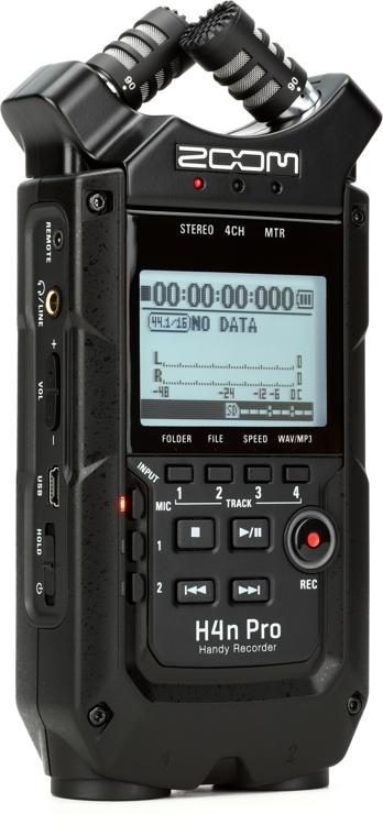 Óptima ciervo oasis Zoom H4n Pro Handy Recorder - Black | Sweetwater