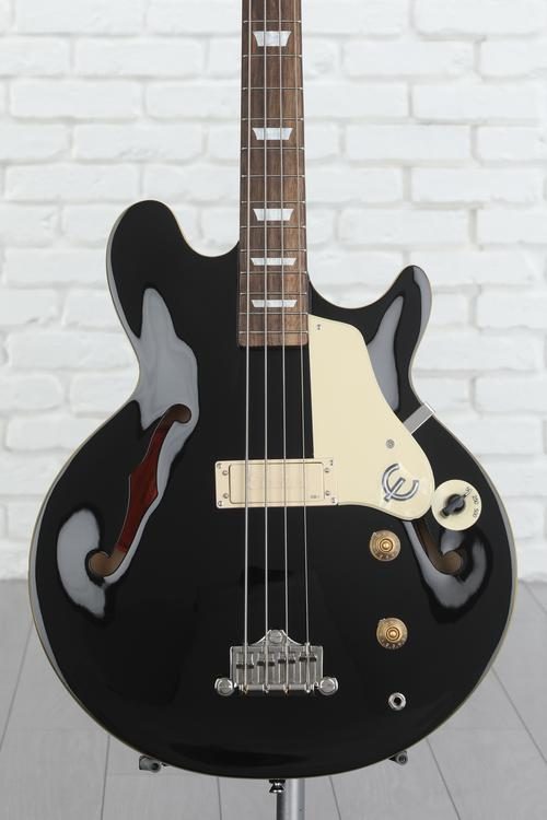 Epiphone Jack Casady Signature Semi-hollowbody Electric Bass - Ebony