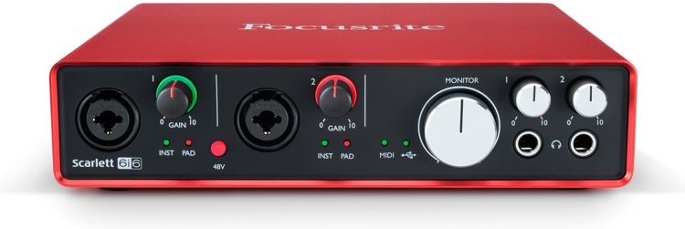 【動作OK】FOCUSRITE Scarlett 6i6 Gen2 オーディオイ