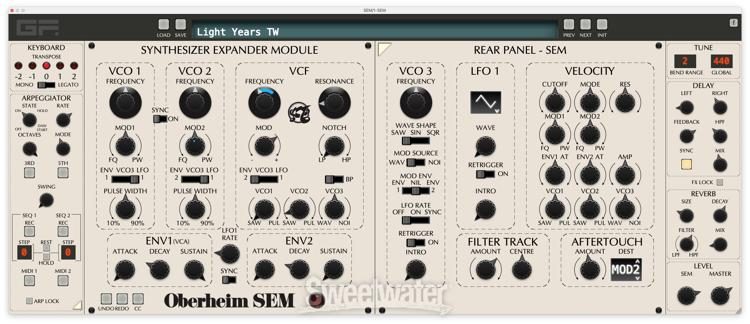 oberheim virtual synth