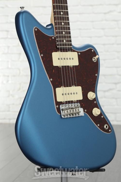 fender american performer jazzmaster satin lake placid blue