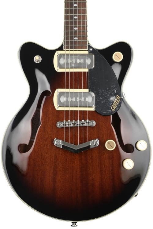 Gretsch G2655P90 Streamliner Center Block Jr. DoubleCut P90 Electric Guitar Brownstone