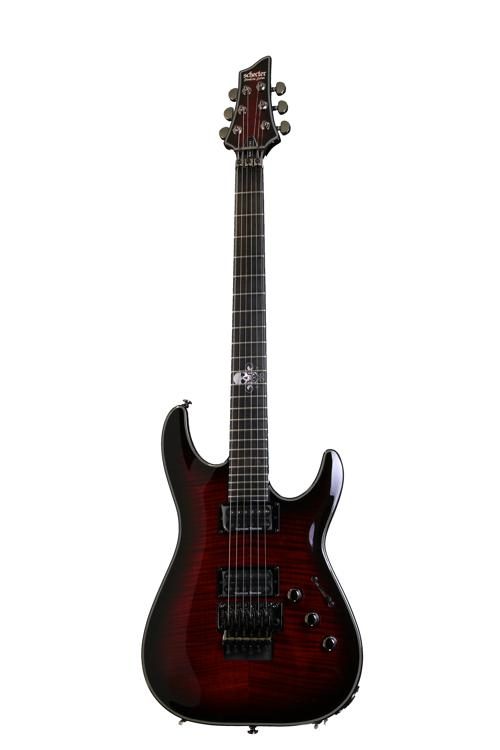 Schecter Blackjack SLS C-1 FR - Crimson Red Burst, Passive