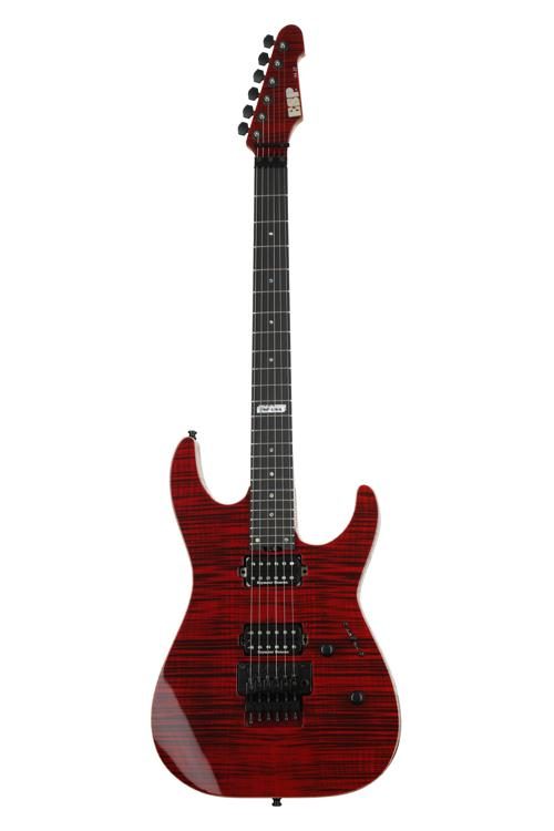 Esp Usa M Ii Fr Flamed Maple See Thru Black Cherry Sweetwater