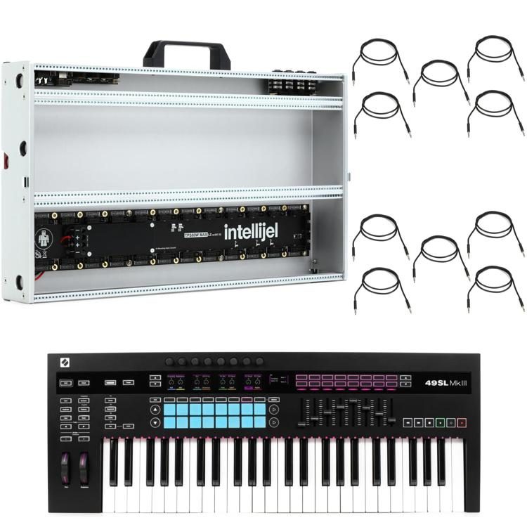 Intellijel CASE7U104HP Eurorack Case with Power Supply and Novation