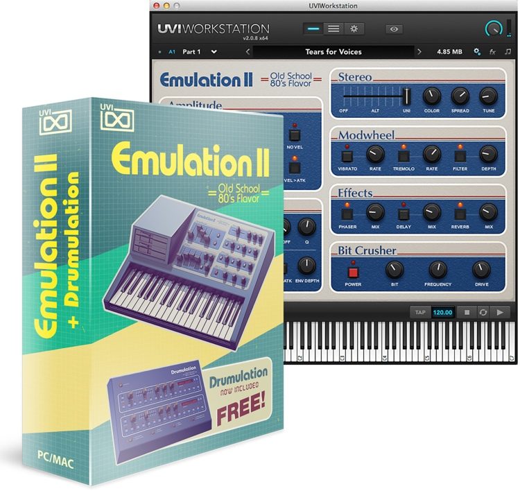 UVI Emulation II 12-bit Synth / Sampler Software Instrument
