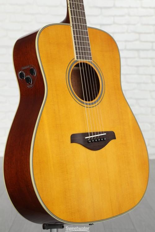 Yamaha FG-TA TransAcoustic Dreadnought Acoustic-electric Guitar - Vintage  Tint