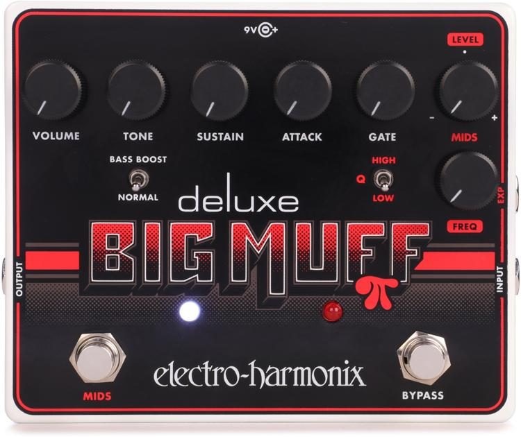 Electro-Harmonix Deluxe Big Muff Pi Fuzz Pedal with Mid-Shift