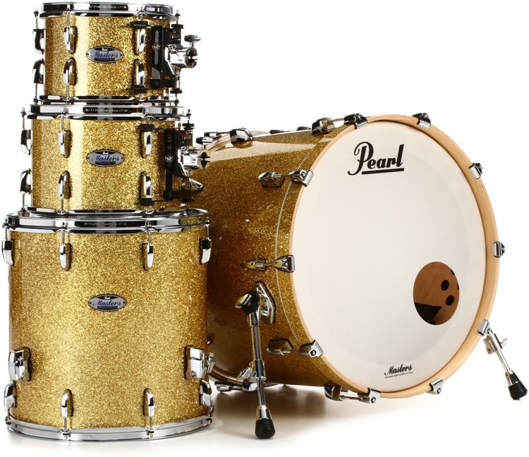 Pearl Masters Maple Complete MCT924XEDP/C 4-piece Shell Pack - Bombay Gold  Sparkle