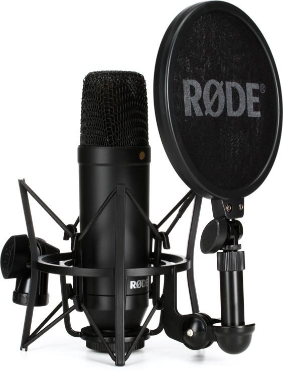 Rode NT1 Kit Condenser Microphone with SM6 Shock Mount and Pop Filter |  Sweetwater