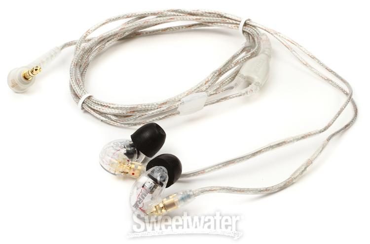 Shure SE215-CL Sound Isolating Earphones - Clear | Sweetwater