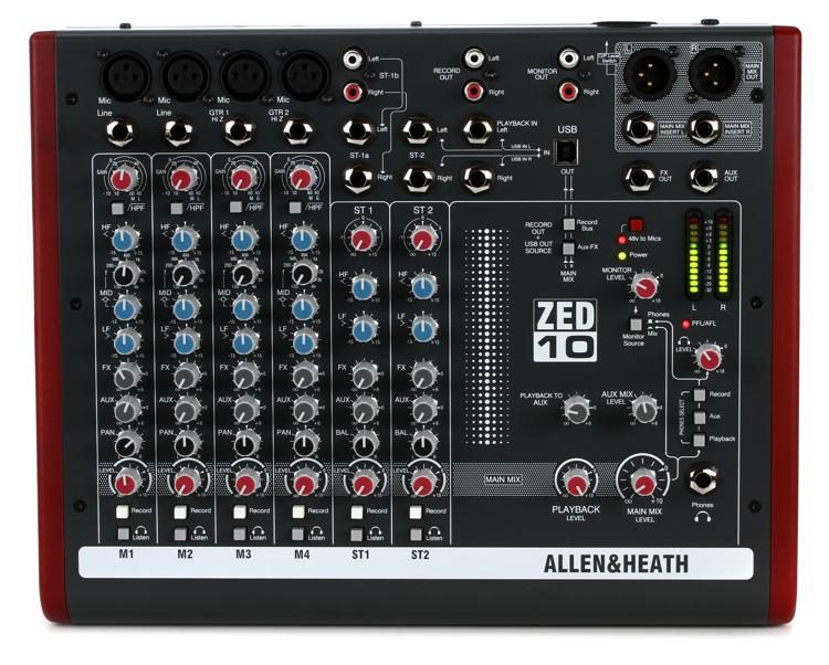 Allen & Heath ZED-10 Mixer