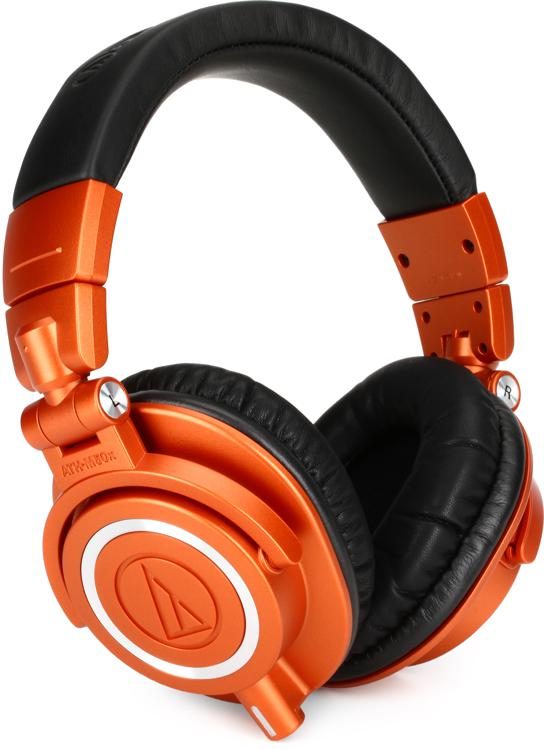Audio-Technica ATH-M50xMO Closed-back Studio Monitoring Headphones -  Metallic Orange Limited Edition