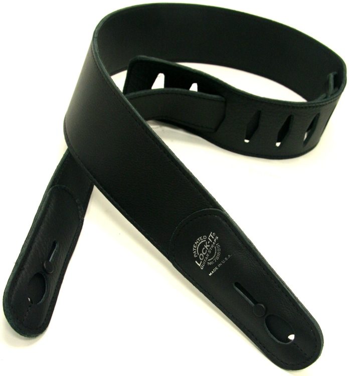 Lock-It Straps LIS 015 LL-BLK Guitar Strap - Black | Sweetwater