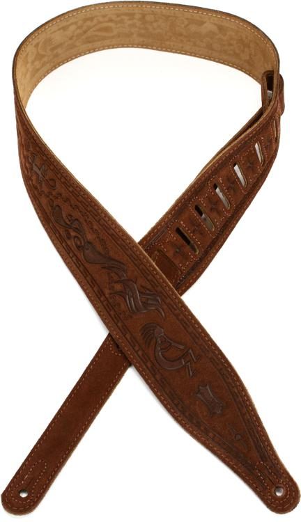 Introducir 35+ imagen levy’s suede leather guitar strap