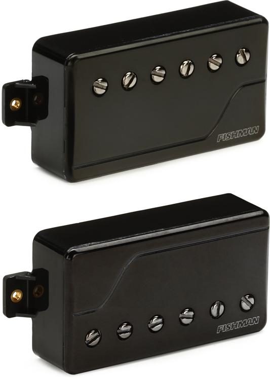 Fishman Fluence Classic Humbucker 2-piece Pickup Set- Black Nickel Cover