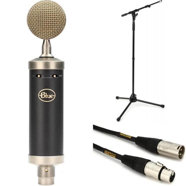 Blue Microphones Baby Bottle SL Large-diaphragm Condenser Microphone Bundle  with Stand and Cable