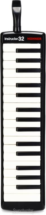 NEW Hohner 32B Instructor 32-Keys Melodica Black with Case and Mouthpiece 