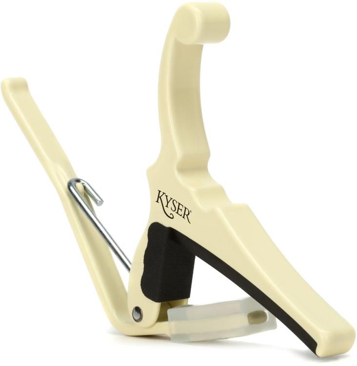 Fender x Kyser Quick-Change Electric Guitar Capo Olympic White