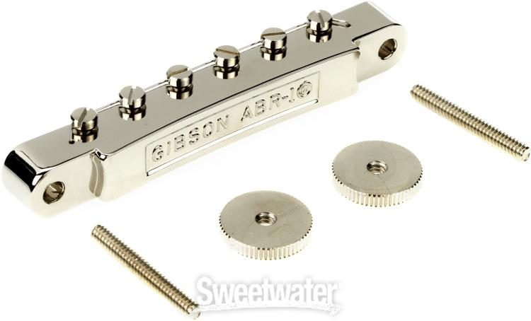 Gibson Accessories ABR-1 Tune-O-Matic Bridge with Full Assembly Nickel  Sweetwater