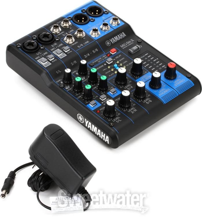 Yamaha MG06X 6-channel Mixer with Effects | Sweetwater