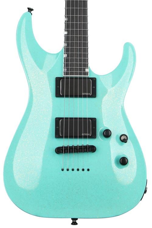 激安アウトレット ESP USA Horizon-II Electric Guitar - Midori Gold Sparkle 邦楽