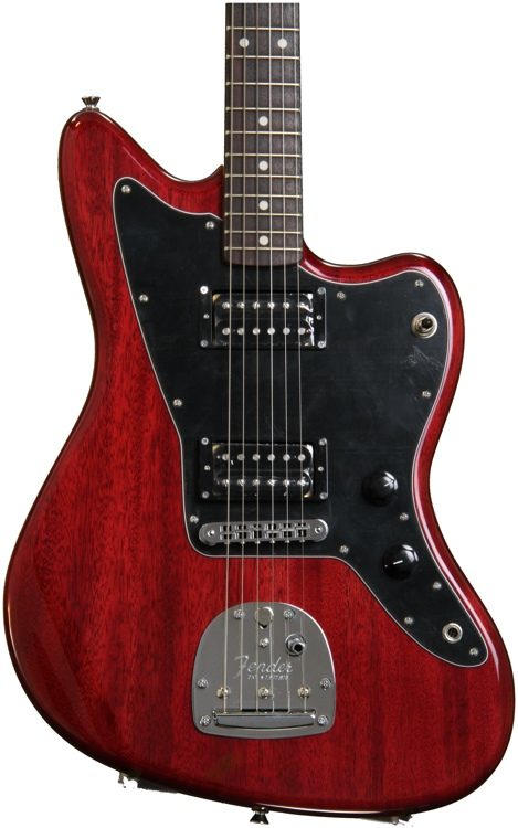 Fender Modern Player Jazzmaster HH - Crimson Red Transparent | Sweetwater
