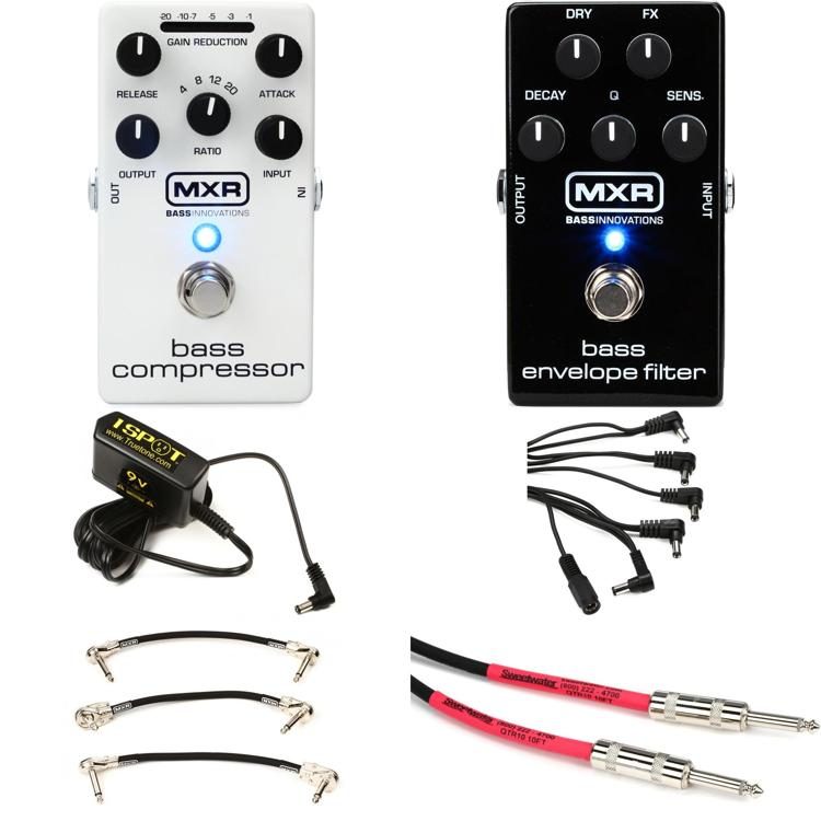 papir Grundlægger Baron MXR M87 Bass Compressor and M82 Bass Envelope Filter Pedal Pack with Power  Supply | Sweetwater