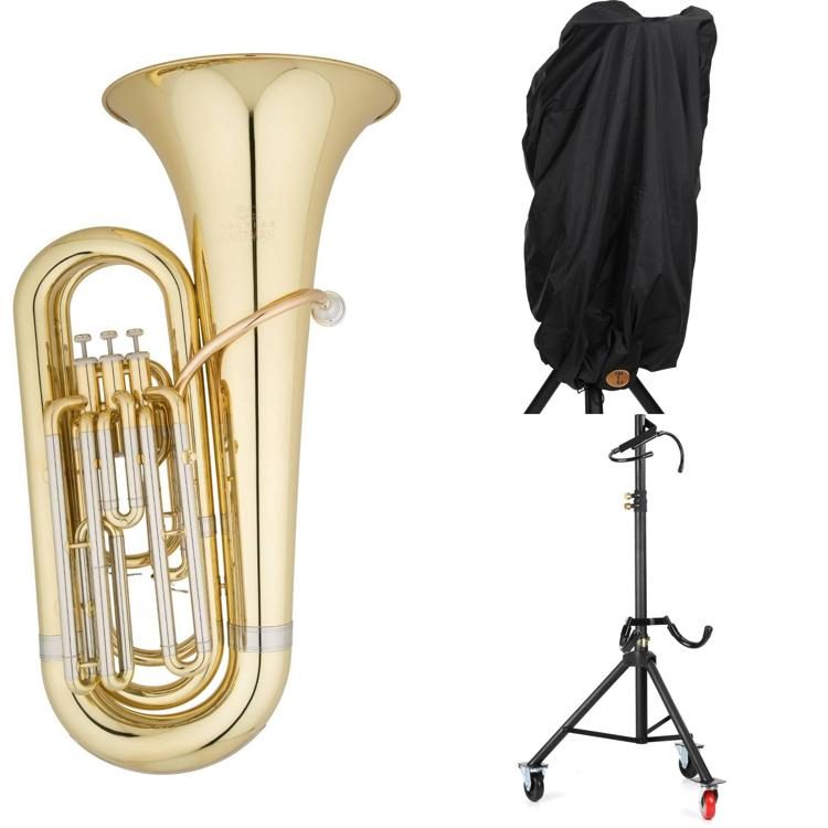 Eastman EBB231 Student BBb Tuba with Stand and Cover 3/4size