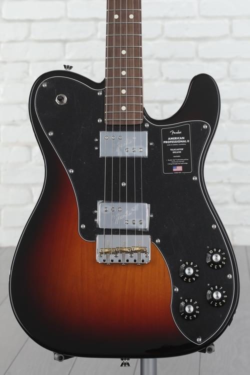 Fender American Professional II Telecaster Deluxe - 3-color Sunburst with  Rosewood Fingerboard