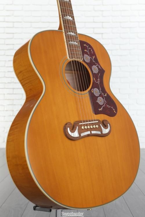 Epiphone J-200 Acoustic Guitar - Aged Natural Antique Gloss