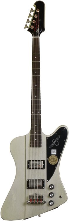 Epiphone Limited Edition Silver Series - Thunderbird-IV, TV Silver