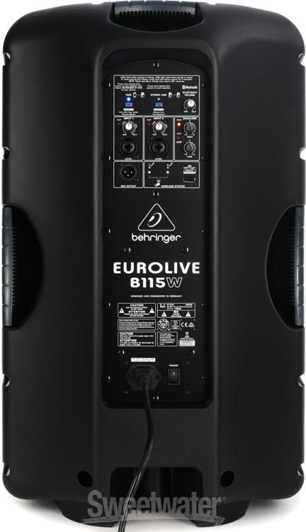 behringer eurolive 15 inch powered speakers