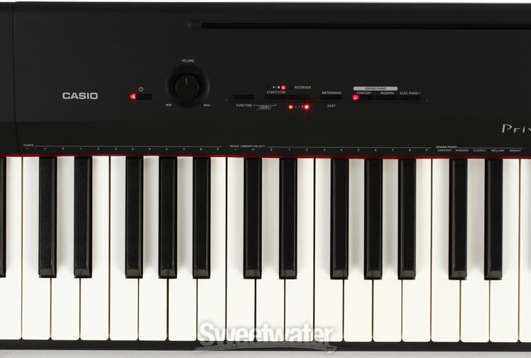 Privia PX-160 Digital Piano Stand Bundle - Black |