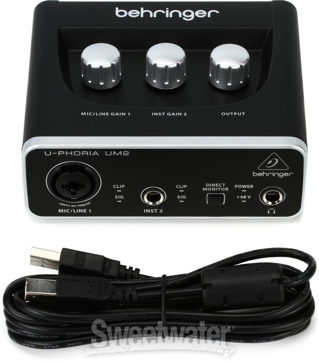 slette Duftende Vise dig Behringer U-Phoria UM2 USB Audio Interface Reviews | Sweetwater