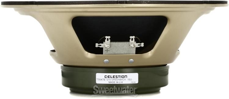 Celestion G10 Greenback 10 inch 30-watt Replacement Guitar Speaker - 16 Ohm