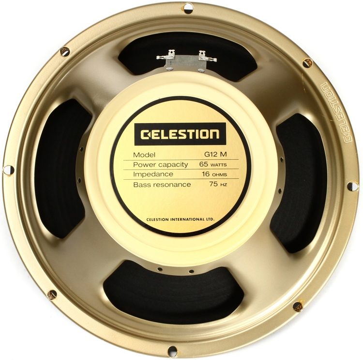 Celestion G12M-65 Creamback 12-inch 65-watt Replacement Guitar Amp Speaker  - 16 ohm